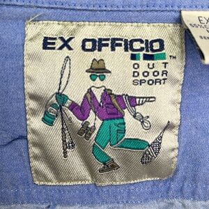 Vintage Exofficio Outdoor Sport Shirt Men S Long Roll Tab Sleeve Vented Fishing